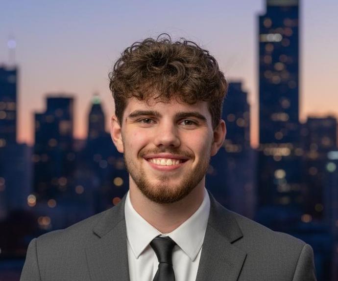 Portrait of Harrison McCall, AI cybersecurity entrepreneur